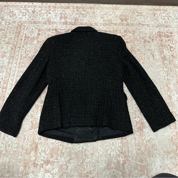 Ann Taylor Sparkly Tweed Blazer With Crystal Buttons - Picture 9 of 11